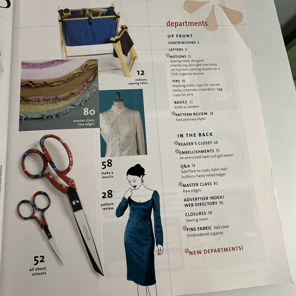 Threads Magazine' For People Who Love To Sew' Tailoring Quilting Fashion Crafts